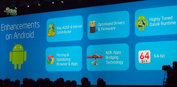 Поддръжката на 64-битови приложения в Android като че ли иде съвсем скоро