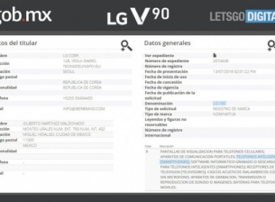 LG патентова марката V90