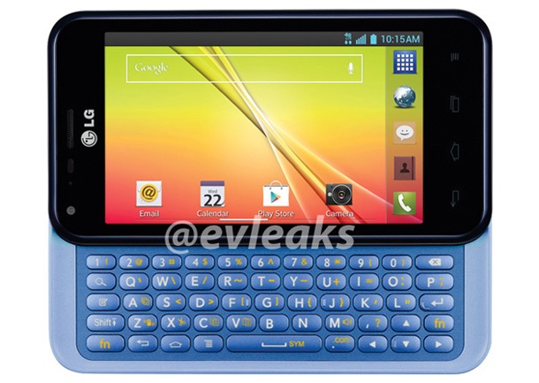 Снимка показва нов слайдер с хардуерна клавиатура от LG