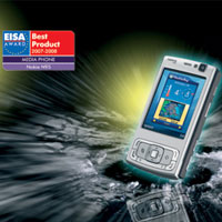 Nokia N95 е европейският мултимедиен телефон за 2007-2008 г.