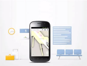 Google Maps осигурява навигация на закрито по време на CES 2012