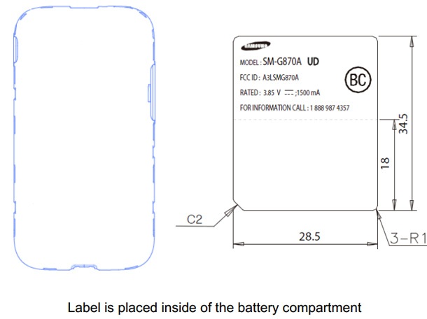 Samsung SM-G870A се появи за сертификация в САЩ