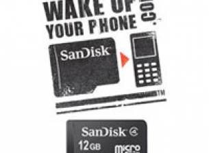 12GB microSDHC карта от SanDisk