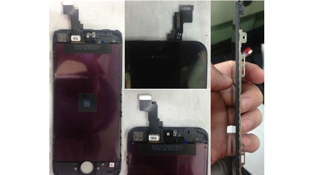 Снимки на компоненти от  дисплея на iPhone 5S