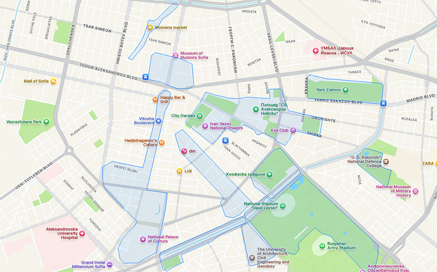 Apple Maps отново картографира България, вижте къде