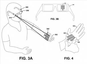 Google патентова очила с лазерна клавиатура
