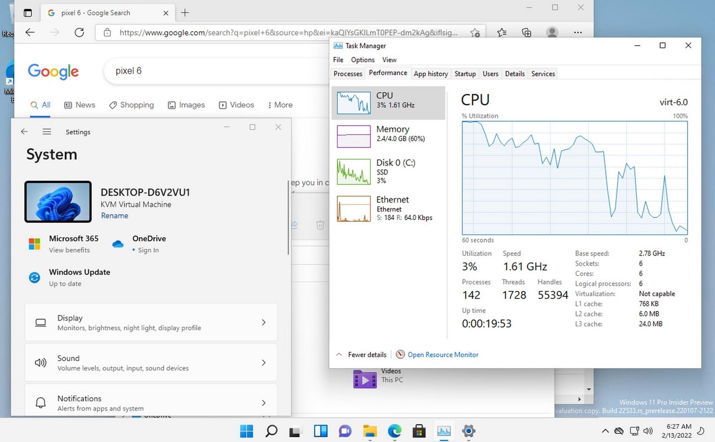 Android 13 добавя поддръжка за Windows 11 във виртуална машина