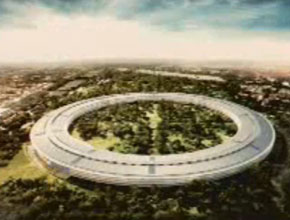 Бъдещата централа на Apple е като космически кораб