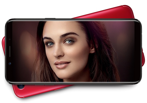 Oppo F5 е в средния клас и предлага 18:9 дисплей