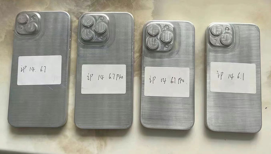 Макети показват моделите от серията iPhone 14