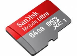 SanDisk пуска в продажба първите microSD карти с капацитет 64GB
