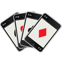 Карти за игра за почитателите на iPhone