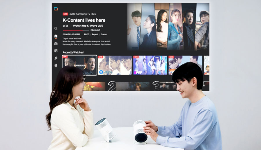 Samsung Freestyle+ е преносим проектор с по-висока яркост и AI оптимизации