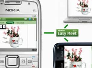 Съвместна работа в реално време с Nokia Easy Meet