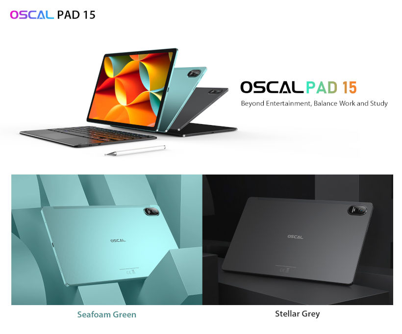 Премиера на Oscal Pad 15 – подобрен таблет с 10.36” 2K дисплей, 8280 mAh батерия, до 16GB RAM и PC режим