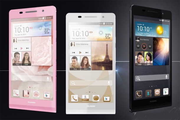 Huawei представи супертънкия смартфон Ascend P6