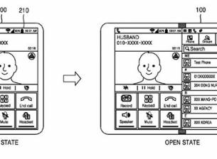 Samsung патентова телефон, който се превръща в таблет