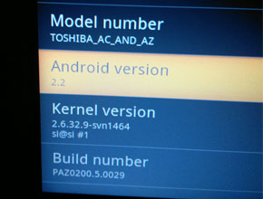 Започна ъпдейтът на Toshiba AC100 до Android 2.2