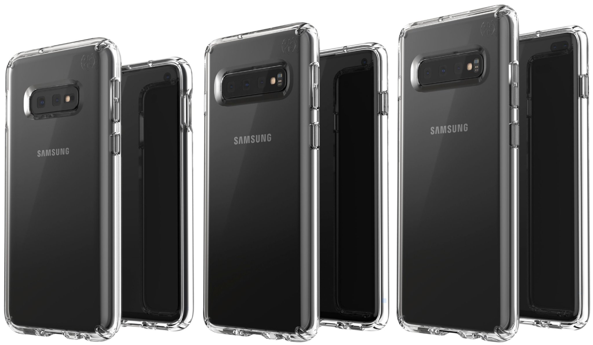 Нови рендъри на калъфи показват трите модела в серията Galaxy S10