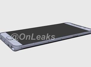 3D CAD модел показва в подробности Samsung Galaxy Note 5