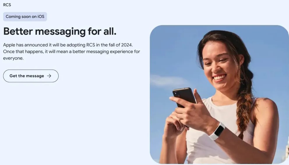 Google очаква Apple да добави поддръжка за RCS на iPhone през есента