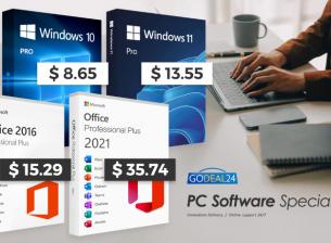 Бъдете продуктивни с доживотен Microsoft Office и Windows 11 на цени от $10 в Godeal24