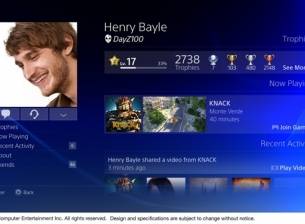 Sony публикува снимки от интерфейса на PlayStation 4