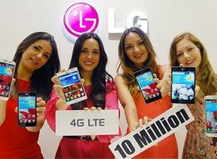 LG отбеляза продажбата на 10 милиона телефона с LTE