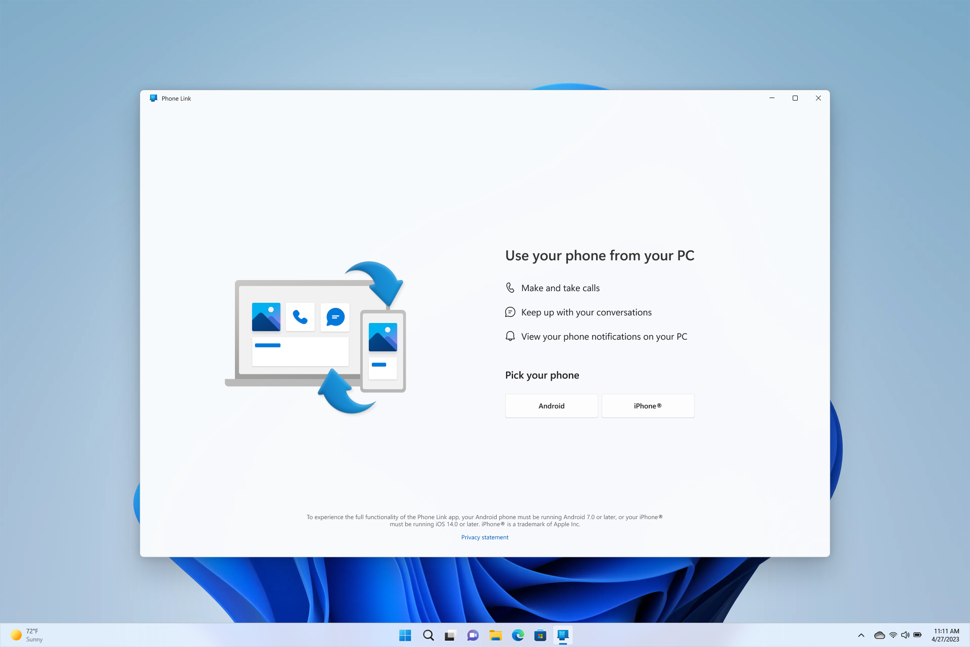 Phone Link вече поддържа смартфони на OnePlus, Oppo и realme