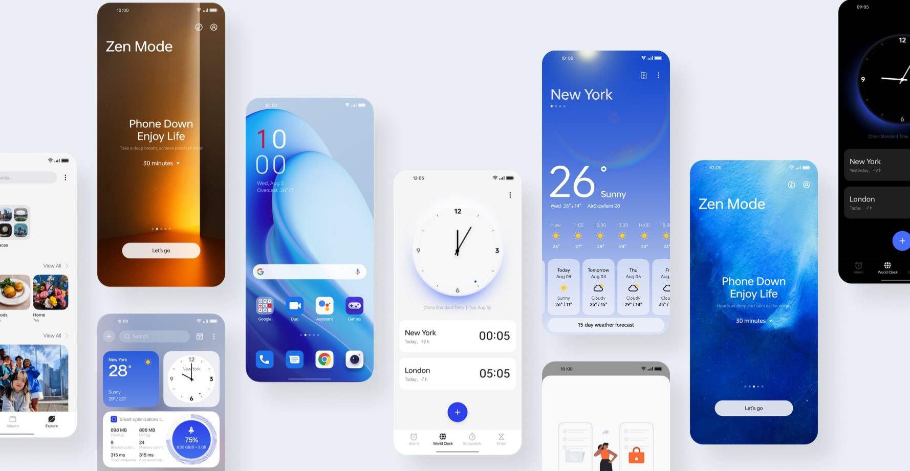 OxygenOS 13 е базиран на Android 13 и вдъхновен от водата