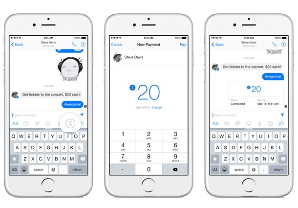 Вече всички американци могат да изпращат пари през Facebook Messenger