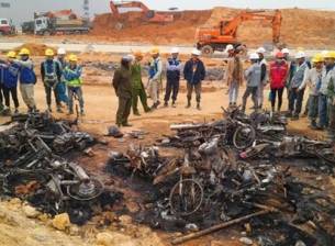 11 ранени при бунт на служители в завод на Samsung във Виетнам