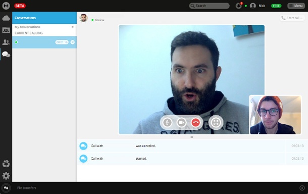 Услугата MegaChat предлага криптирани видеоразговори