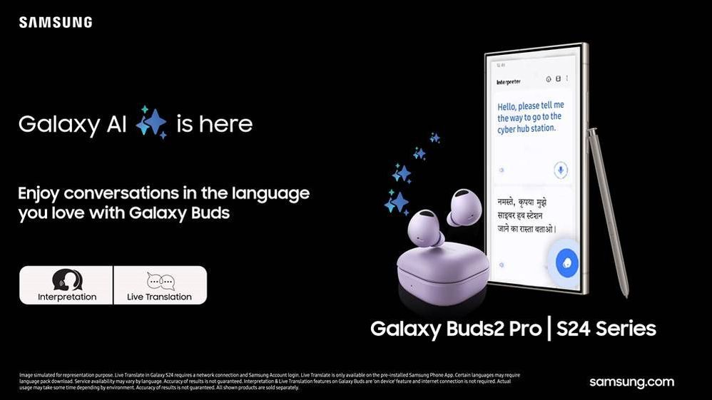 Функционалностите за превод от Galaxy AI достигат и до някои слушалки на Samsung