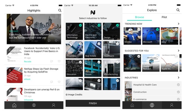 Microsoft пусна новинарско приложение за iOS