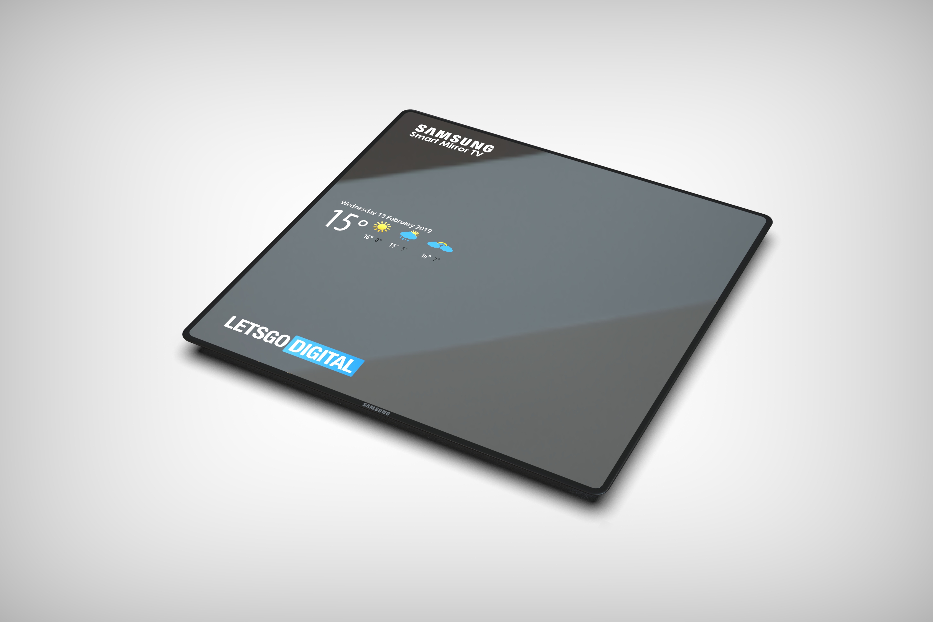 Samsung патентова дизайн за Smart Mirror TV