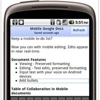 С мобилната версия на Google Docs вече могат да се редактират документи