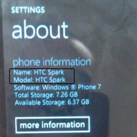 HTC Spark пред камера