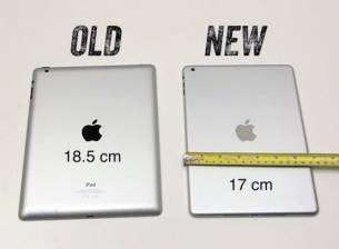 Видео сравнява корпуса на следващия iPad с настоящия модел