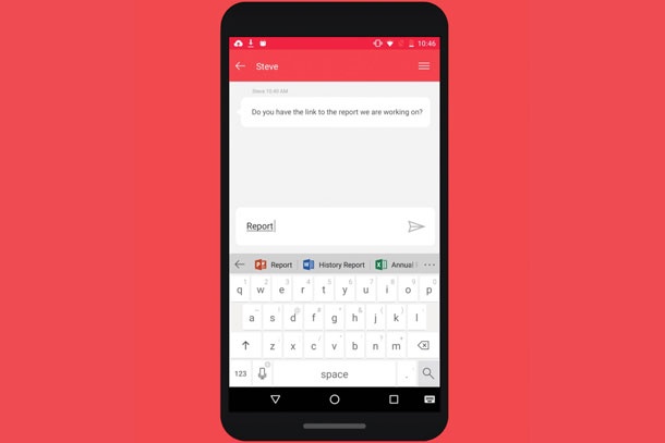 Клавиатурата Hub за Android ви осигурява лесен достъп до файлове