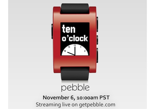 Pebble обещава изненади на 6 ноември