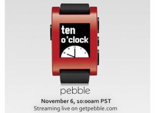 Pebble обещава изненади на 6 ноември