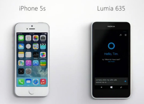 Siri срещу Cortana в реклама на Windows Phone 8.1