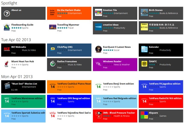 Windows Store предлага над 53 000 приложения за Windows 8