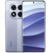 Xiaomi Redmi Note 14 Pro+ 5G в лилав цвят, изглед отпред и отзад.