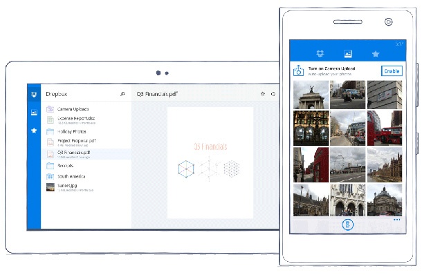 Dropbox вече и за Windows Phone