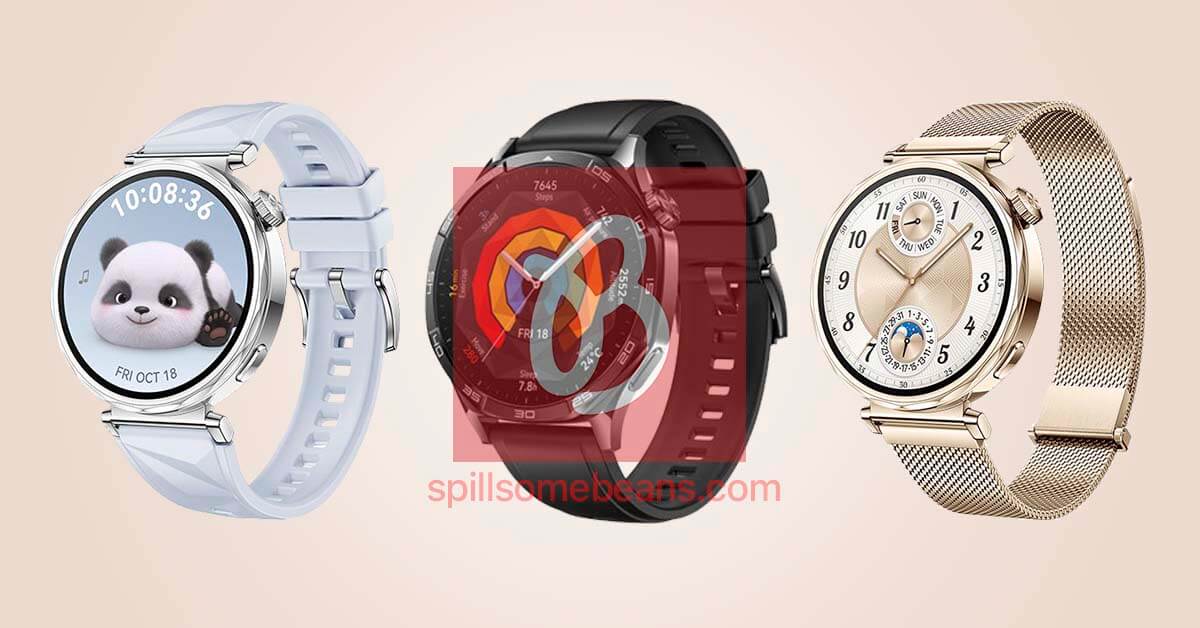 Изтекоха изображения на Huawei Watch GT 5