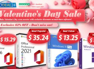 Повече продуктивност за Деня на влюбените: оригинални Microsoft Office 2021 и Windows 11 на цена от $10 от Godeal24