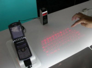 Лазерна клавиатура за мобилни устройства от Samsung