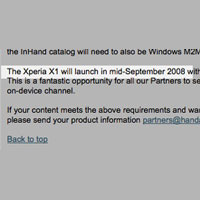 Премиера на XPERIA X1 в средата на септември?